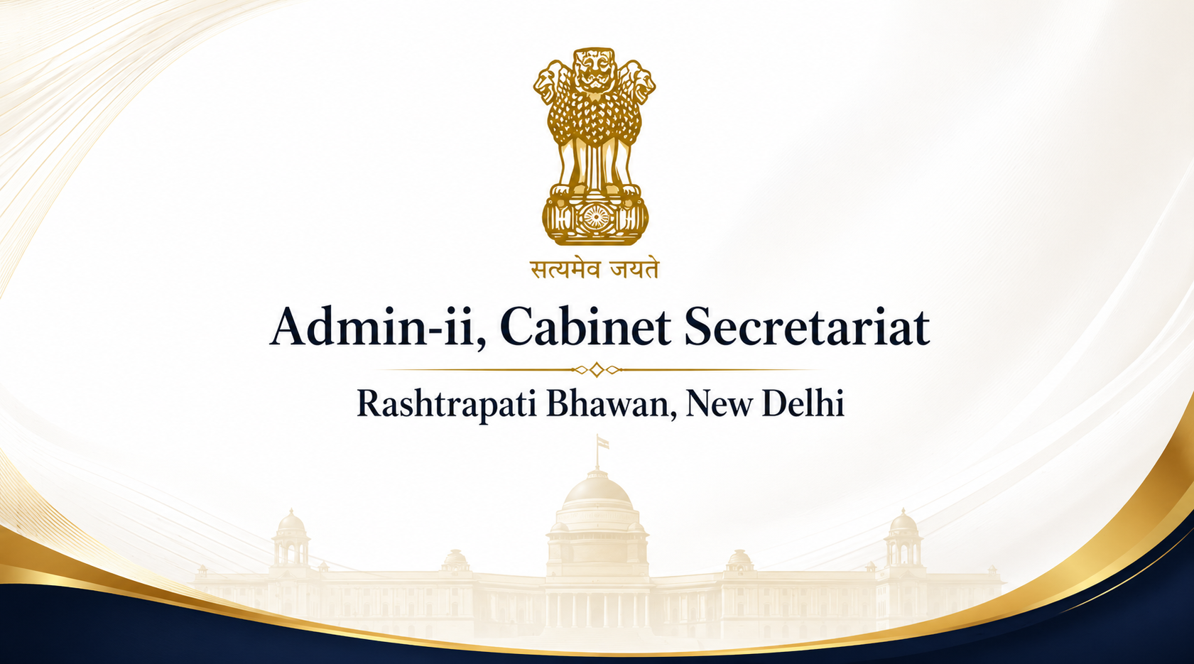Admin II Cabinet Secretariat
